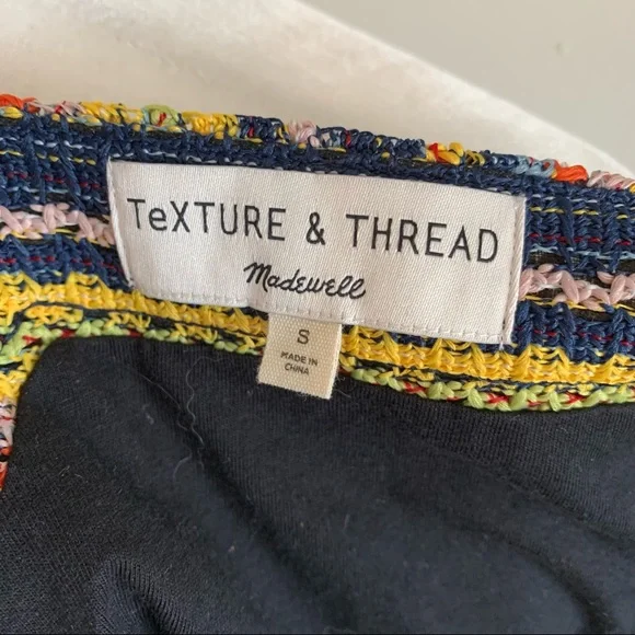 Madewell Texture and Thread Boho Colorful Striped Top - Picture 7 of 10